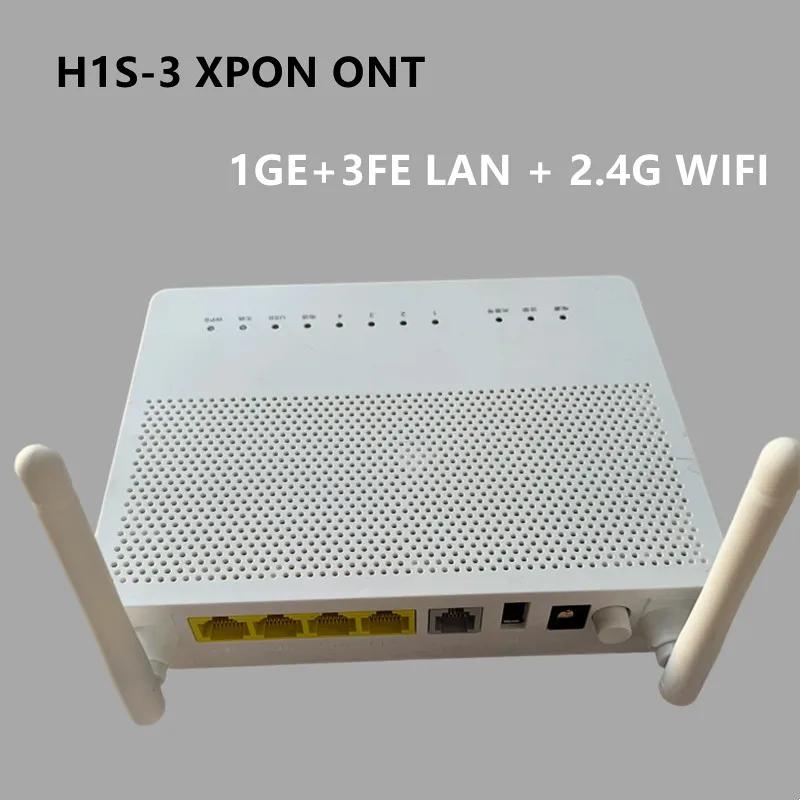 XPON Onu  ߿ H1S-3 ONT 1GE + 3FE LAN + 2.4G  Ftth Gpon Ont   , ħ 50USD ̸, 5 